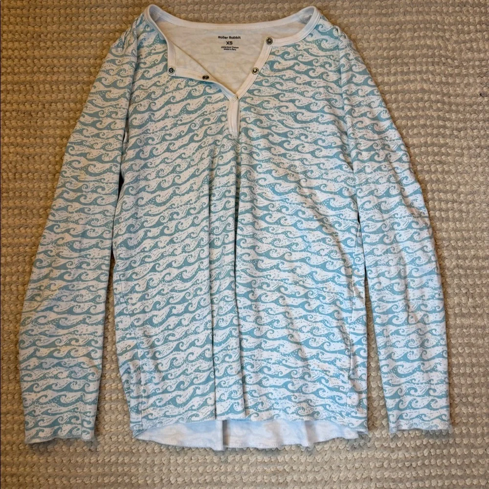 Roller rabbit wave pajama set - Picture 3 of 4